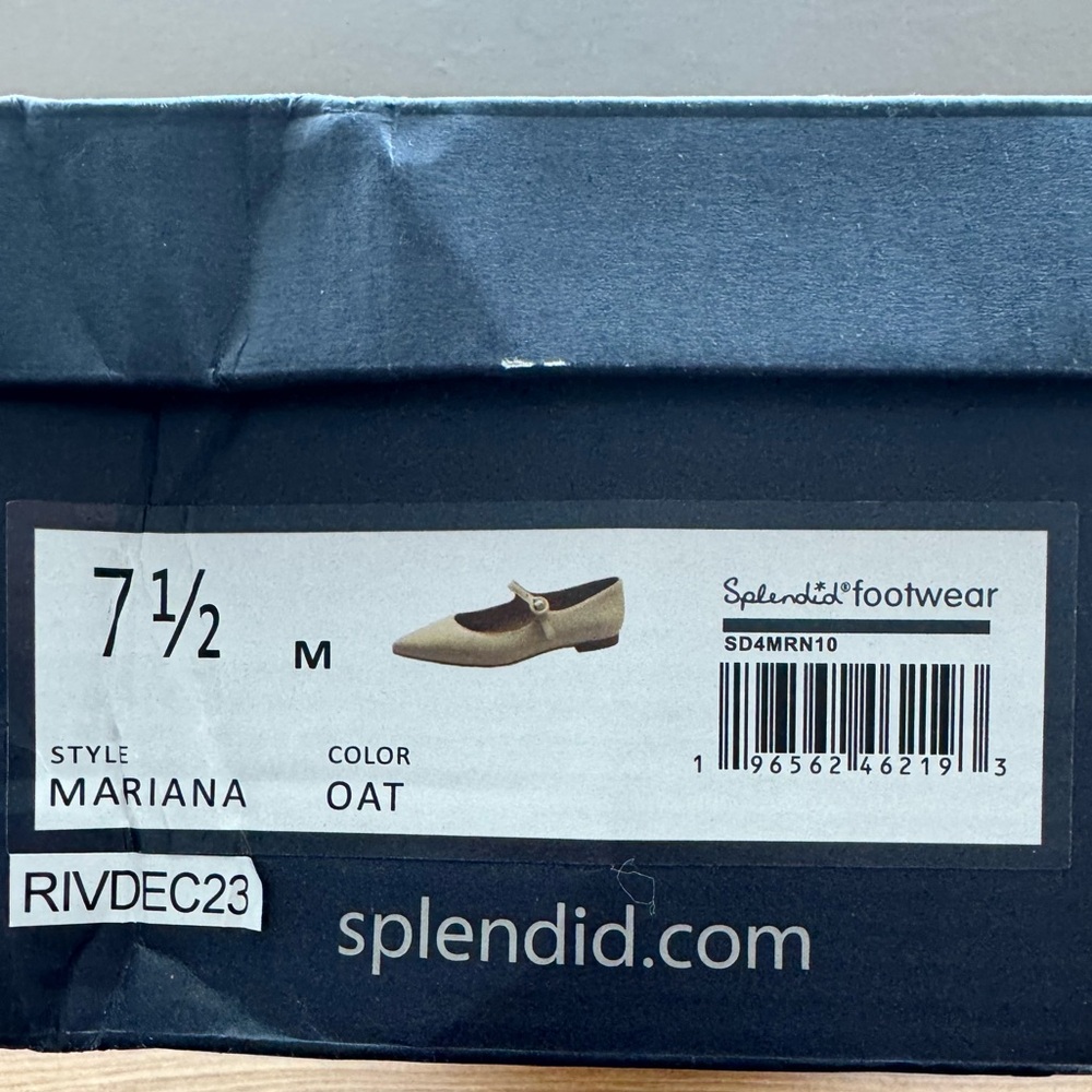 Splendid Women’s Leather Mariana Mary Jane Flats Size 7.5 - Picture 7 of 11